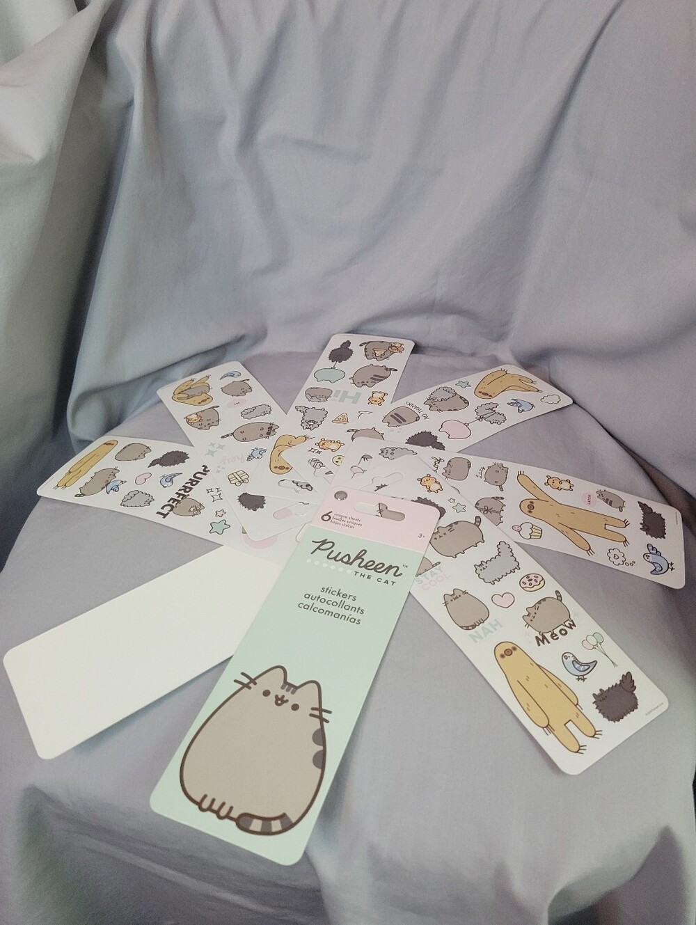 Pusheen The Cat Sticker Strip, Full Set